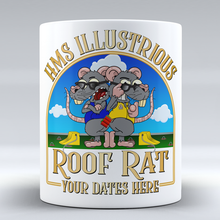 Load image into Gallery viewer, HMS Illustrious Aircraft Handler &#39;Roof Rat/Hangar Rat&#39; - Personalised Mug
