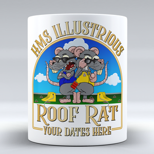 HMS Illustrious Aircraft Handler 'Roof Rat/Hangar Rat' - Personalised Mug