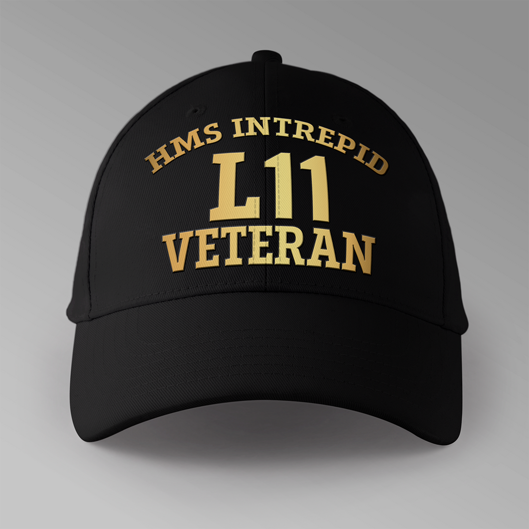 HMS Intrepid L11 Veteran - Personalised Baseball Cap