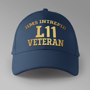 HMS Intrepid L11 Veteran - Personalised Baseball Cap