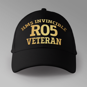 HMS Invincible RO5 Veteran - Personalised Baseball Cap