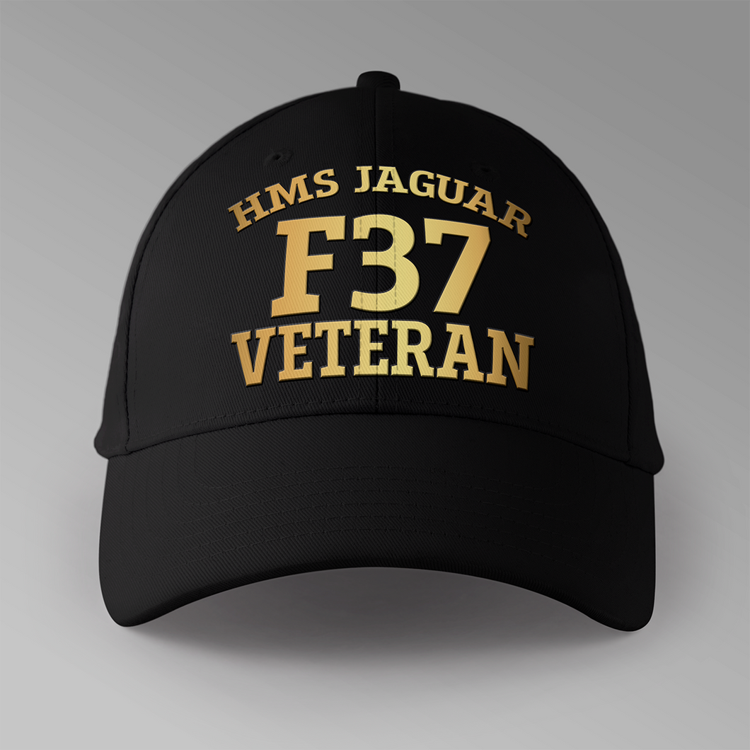 HMS Jaguar F37 Veteran - Personalised Baseball Cap