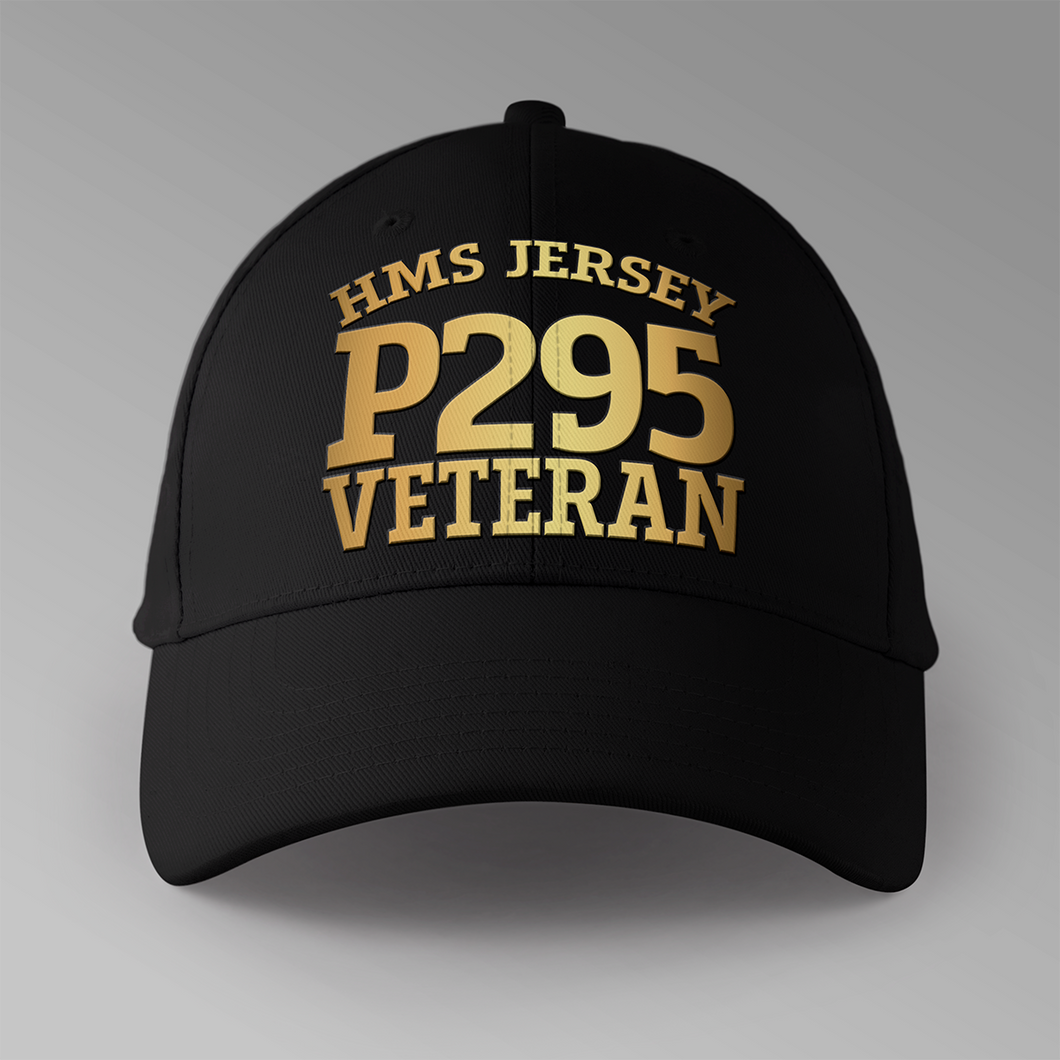 HMS Jersey P295 Veteran - Personalised Baseball Cap