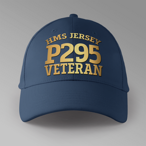 HMS Jersey P295 Veteran - Personalised Baseball Cap