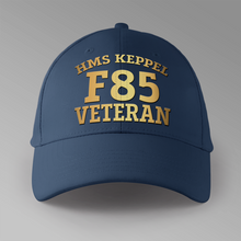 Load image into Gallery viewer, HMS Keppel F85 Veteran - Personalised Baseball Cap
