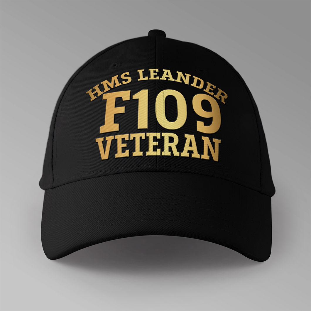 HMS Leander F109 Veteran - Personalised Baseball Cap