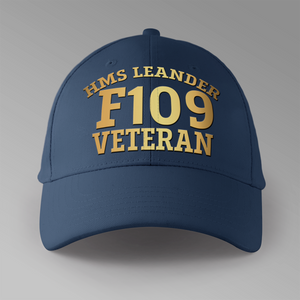 HMS Leander F109 Veteran - Personalised Baseball Cap