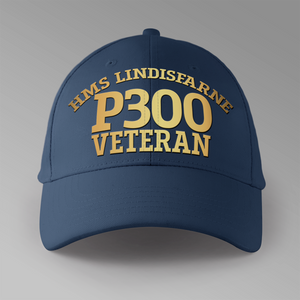 HMS Lindisfarne P300 Veteran - Personalised Baseball Cap