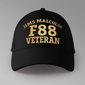 HMS Malcolm F88 Veteran - Personalised Baseball Cap