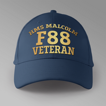 Load image into Gallery viewer, HMS Malcolm F88 Veteran - Personalised Baseball Cap
