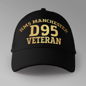 HMS Manchester D95 Veteran - Personalised Baseball Cap