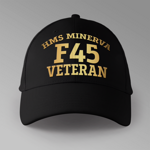 HMS Minerva F45 Veteran - Personalised Baseball Cap