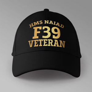 HMS Naiad  F39 Veteran - Personalised Baseball Cap