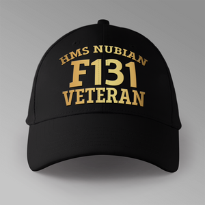 HMS Nubian F131 Veteran - Personalised Baseball Cap