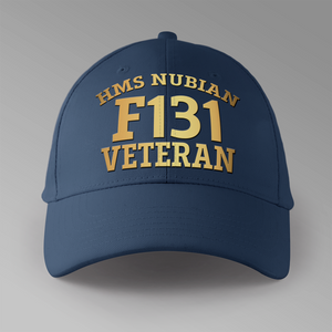 HMS Nubian F131 Veteran - Personalised Baseball Cap