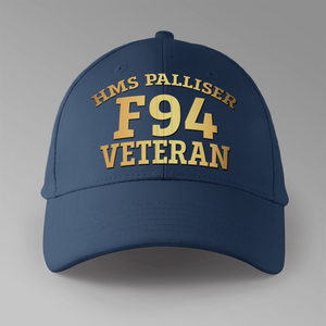 HMS Palliser F94 Veteran - Personalised Baseball Cap