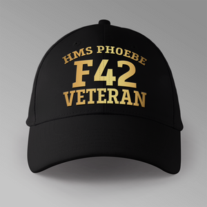 HMS Phoebe F42 Veteran - Personalised Baseball Cap