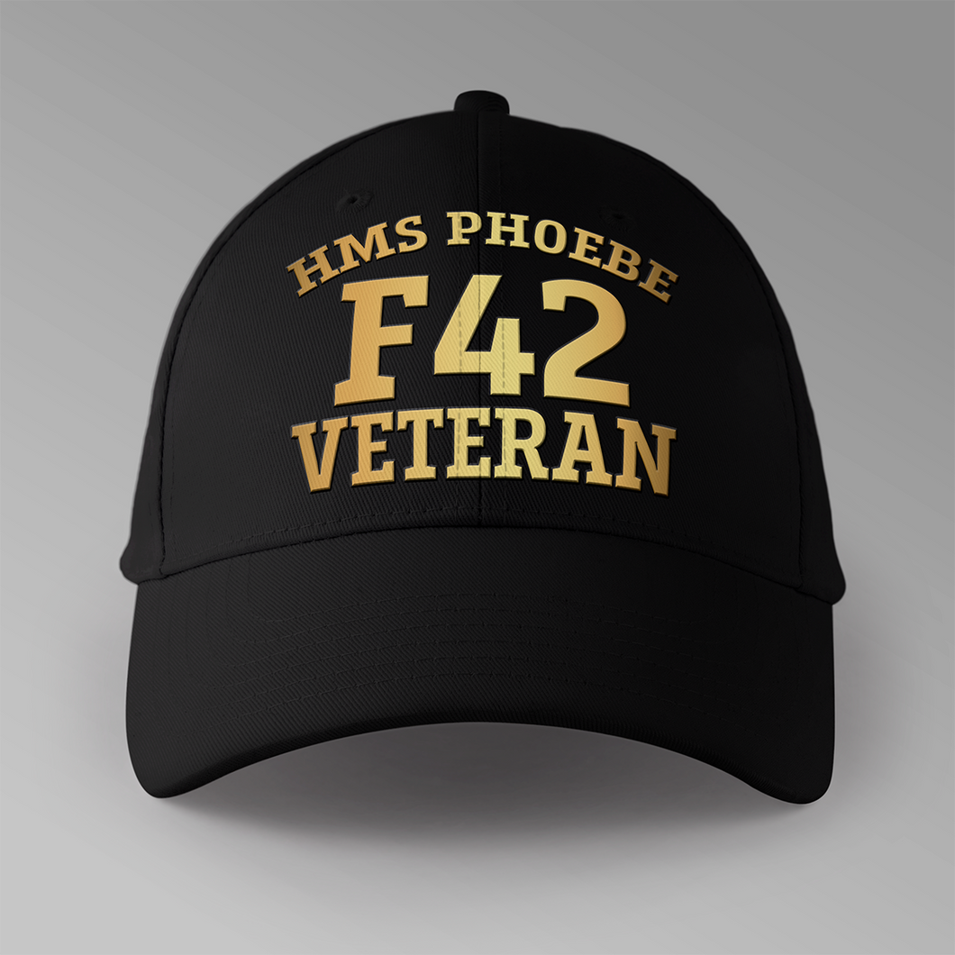 HMS Phoebe F42 Veteran - Personalised Baseball Cap