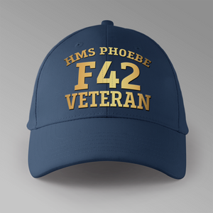 HMS Phoebe F42 Veteran - Personalised Baseball Cap