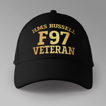 Load image into Gallery viewer, HMS Russell F97 Veteran - Personalised Baseball Cap
