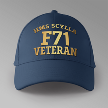 Load image into Gallery viewer, HMS Scylla F71 Veteran - Personalised Baseball Cap
