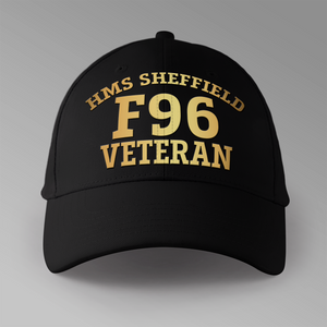 HMS Sheffield F96 Veteran - Personalised Baseball Cap