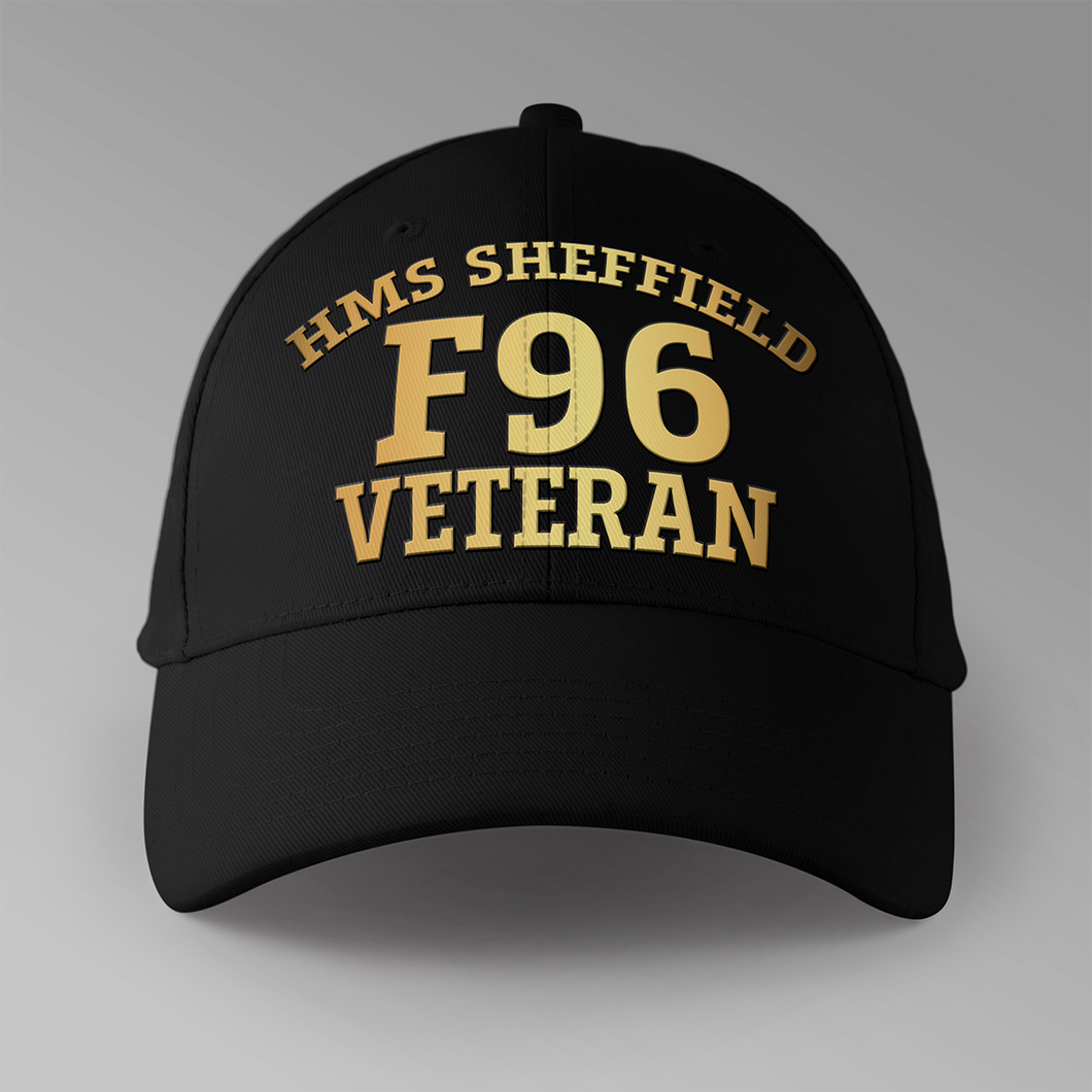 HMS Sheffield F96 Veteran - Personalised Baseball Cap