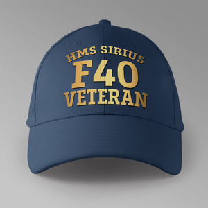 HMS Sirius F40 Veteran - Personalised Baseball Cap