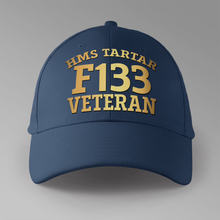 Load image into Gallery viewer, HMS Tartar F133 Veteran - Personalised Baseball Cap
