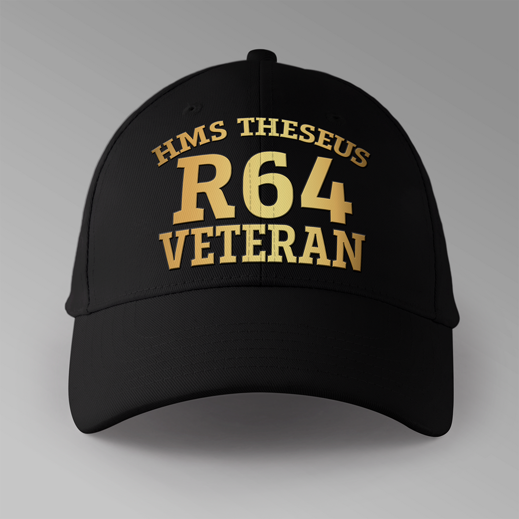 HMS Theseus R64 Veteran - Personalised Baseball Cap