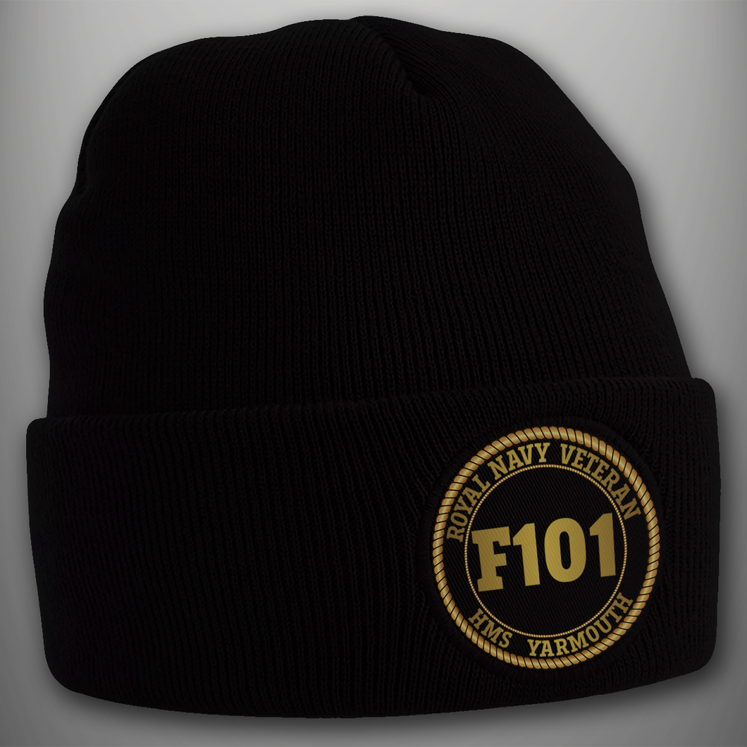 HMS Yarmouth F101- Pennant Number Beanie Hat