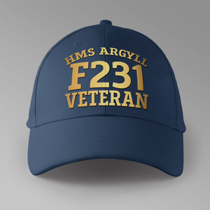 HMS Argyll  F231 Veteran - Personalised Baseball Cap