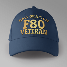 Load image into Gallery viewer, HMS Grafton F80 Veteran - Personalised Baseball Cap
