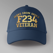 Load image into Gallery viewer, HMS Iron Duke F234 Veteran - Personalised Baseball Cap
