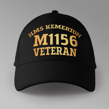 Load image into Gallery viewer, HMS Kemerton M1156 Veteran - Personalised Baseball Cap
