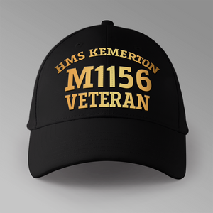 HMS Kemerton M1156 Veteran - Personalised Baseball Cap