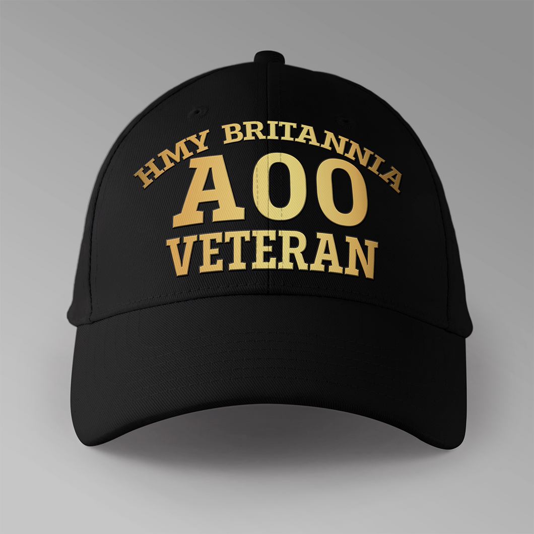 HMY Britannia A00 Veteran - Personalised Baseball Cap