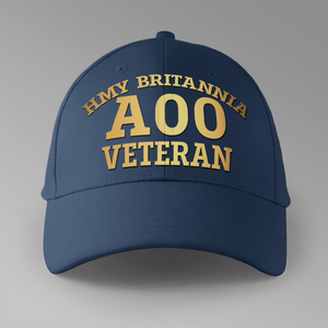 HMY Britannia A00 Veteran - Personalised Baseball Cap