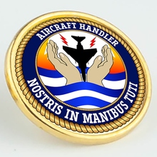 Load image into Gallery viewer, Aircraft Handler Pin/Lapel Badge
