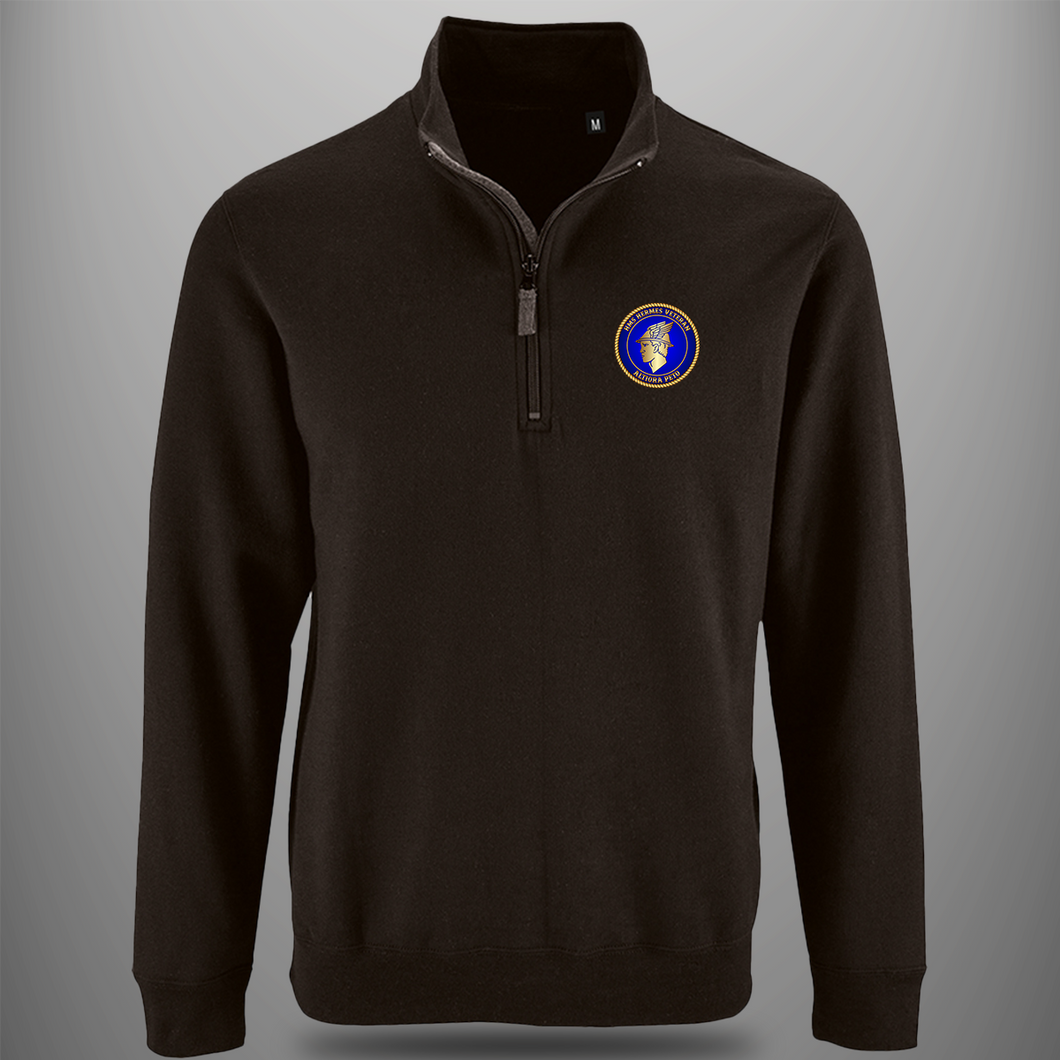 HMS Hermes 'Veteran' Zip Neck Sweatshirt