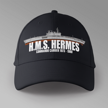 Load image into Gallery viewer, HMS Hermes (R12) &#39;Commando Carrier&#39; - Personalised Baseball Cap
