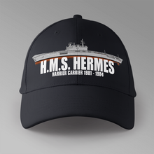 Load image into Gallery viewer, HMS Hermes (R12) Harrier Carrier - Personalised Baseball Cap
