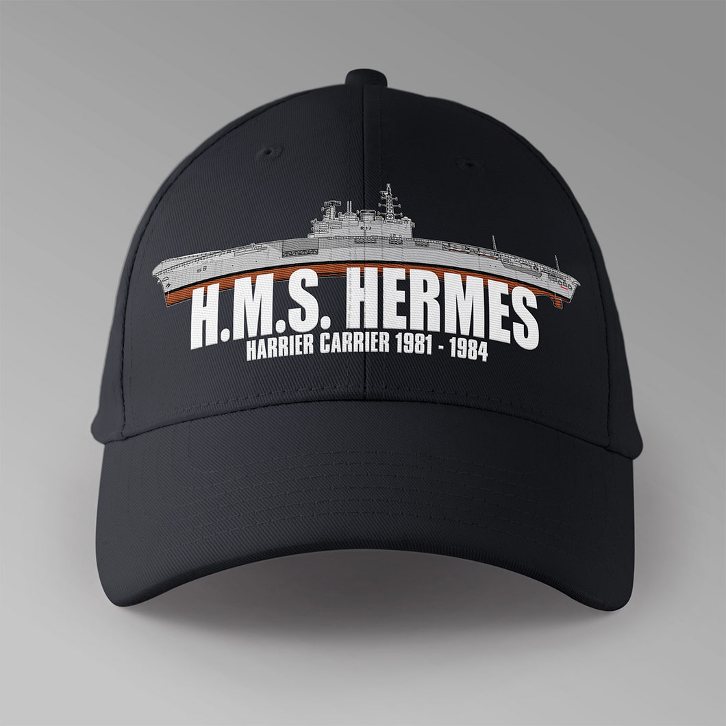 HMS Hermes (R12) Harrier Carrier - Personalised Baseball Cap