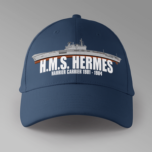 HMS Hermes (R12) Harrier Carrier - Personalised Baseball Cap