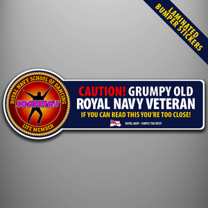 Royal Navy School of Dancing 'Joannas' Laminated Bumper Stickers