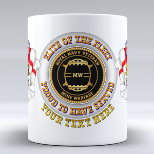 Elite of the Fleet 'Mine Warfare' - Personalised Mug