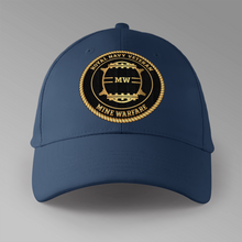 Load image into Gallery viewer, Royal Navy Veteran &#39;Mine Warfare&#39;  - Personalised Baseball Cap
