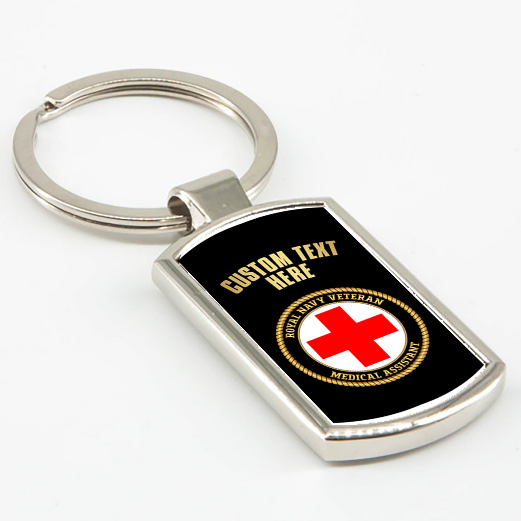 Royal Navy Veteran 'Medical Assistant' Key Ring