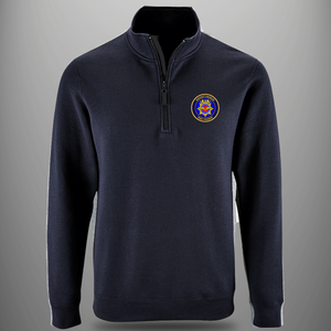 Aircraft Handler Naval Air Command 'Fire Stations' Zip Neck Sweatshirt