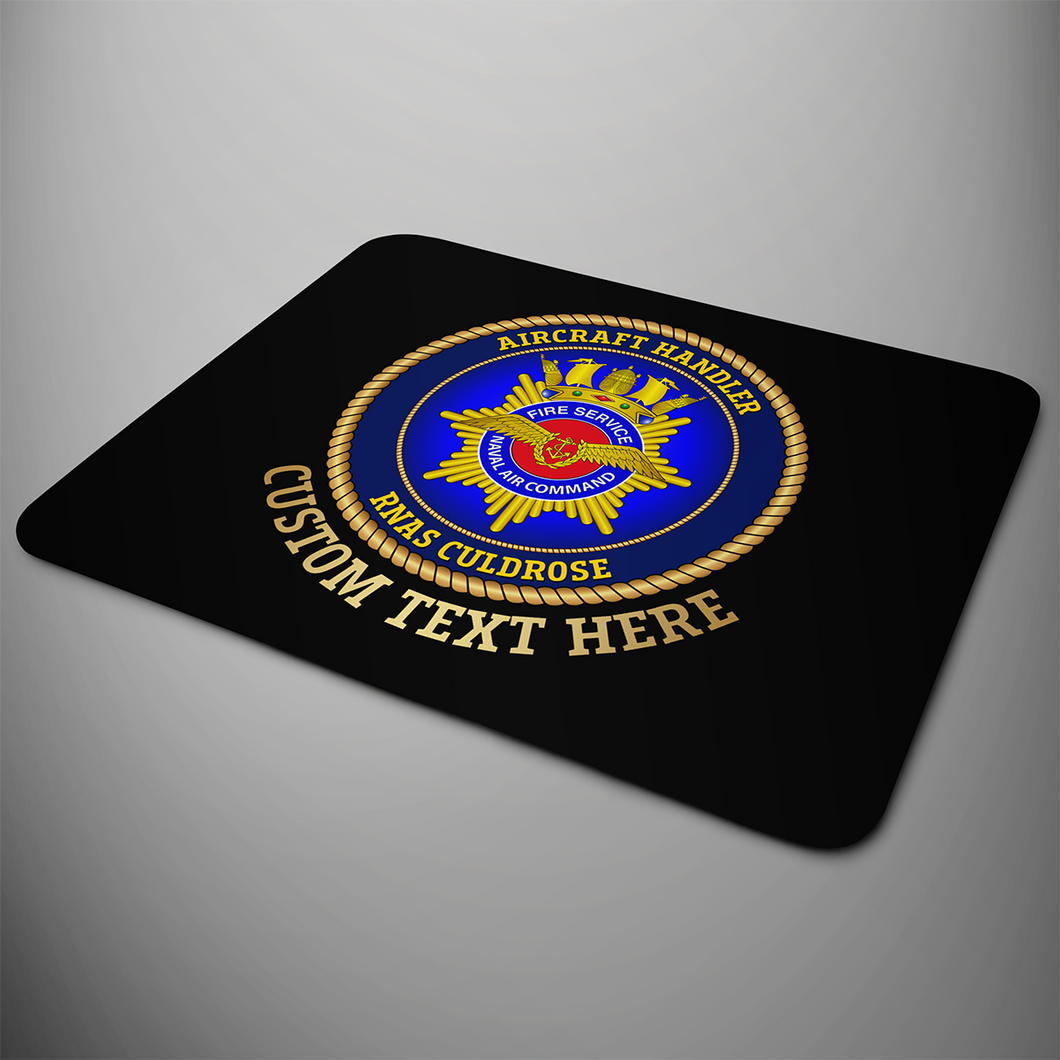 Aircraft Handler Naval Air Command Fire Service Personalised Mouse Mat